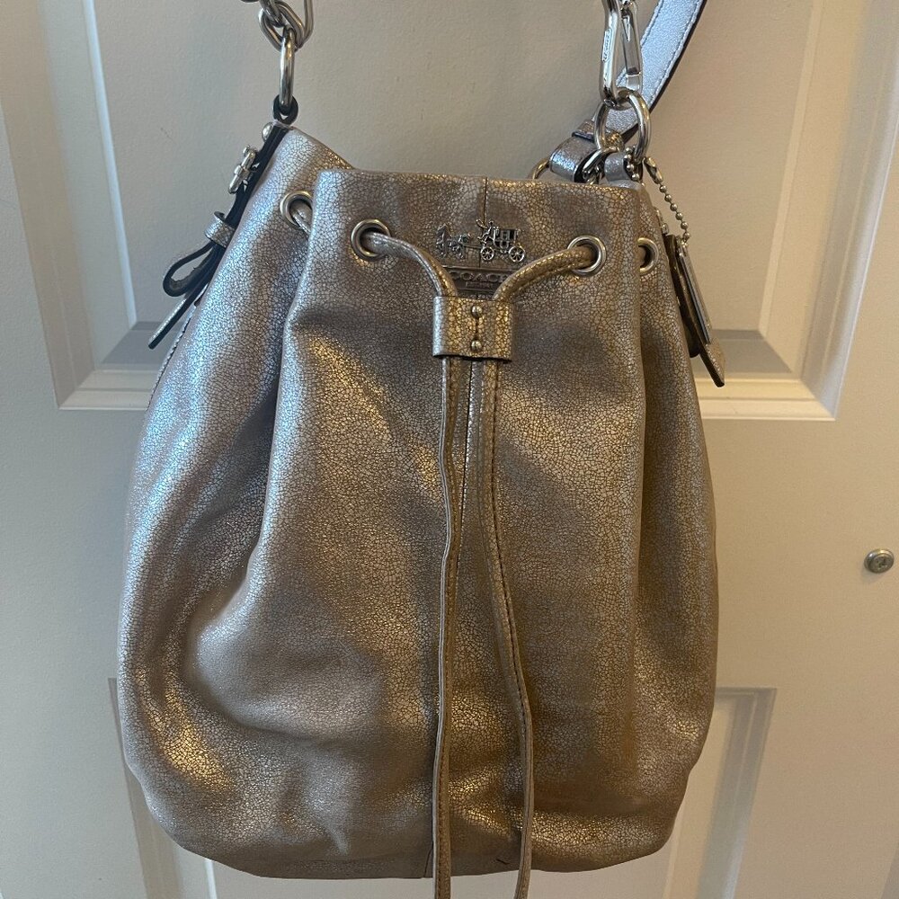 Coach Madison Leather Marielle Drawstring